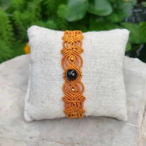Bracelet macramé Onyx