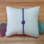 Bracelet macramé Améthyste